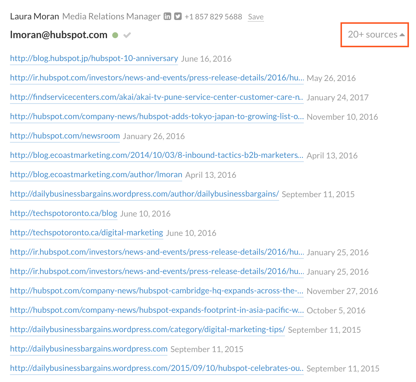 Hunter Domain Search Sources